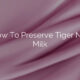 How To Preserve Tiger Nut Milk